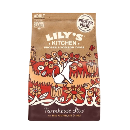 LILYS KITCHEN - Ancient Grains Beef Tørrfôr Til Hund 1 kg - Hund - Hundefôr - Dyrekassen.no