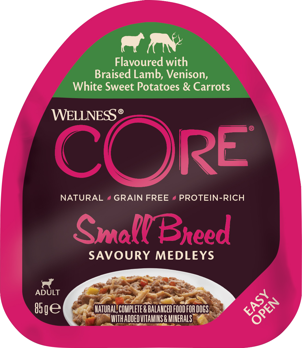 Dog Adult Savoury Medleys Small Breed Lamb, Venison, Sweet Potatoes & Carrots Wet 12 x 85 g
