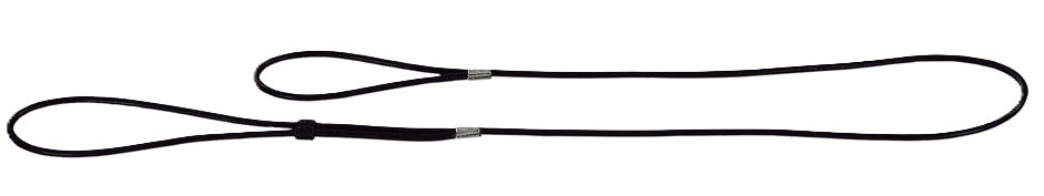 Hunter Show Leash 4/140 Cowleather Black