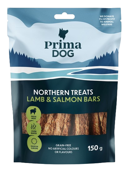 Prima Dog - Northern Treats Bars Lam & Laks 80 g - Hund - Hundegodteri - Dyrekassen.no