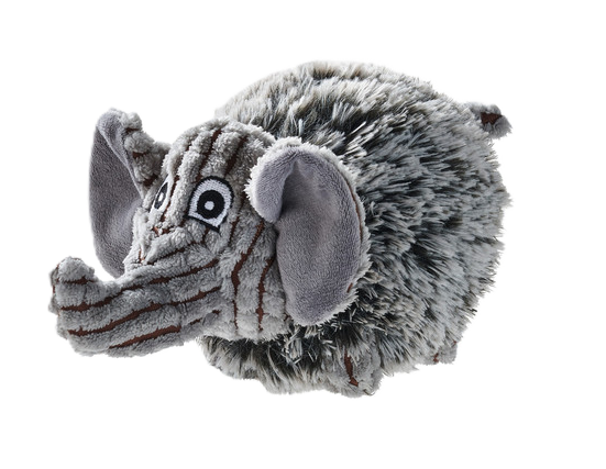 Dog Toy Pori Elephant Polyester Grey