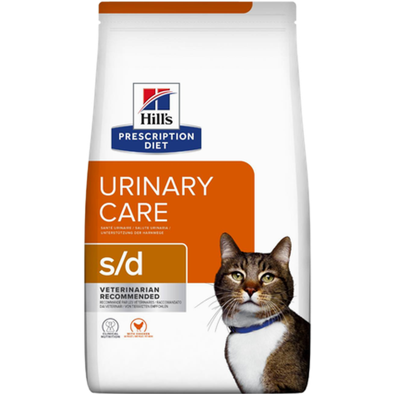Hill's Prescription Diet Feline - s / d Urinary Care Chicken 1.5kg - Katt - Helse og pels - Hygiene - Kattemat - Dyrekassen.no