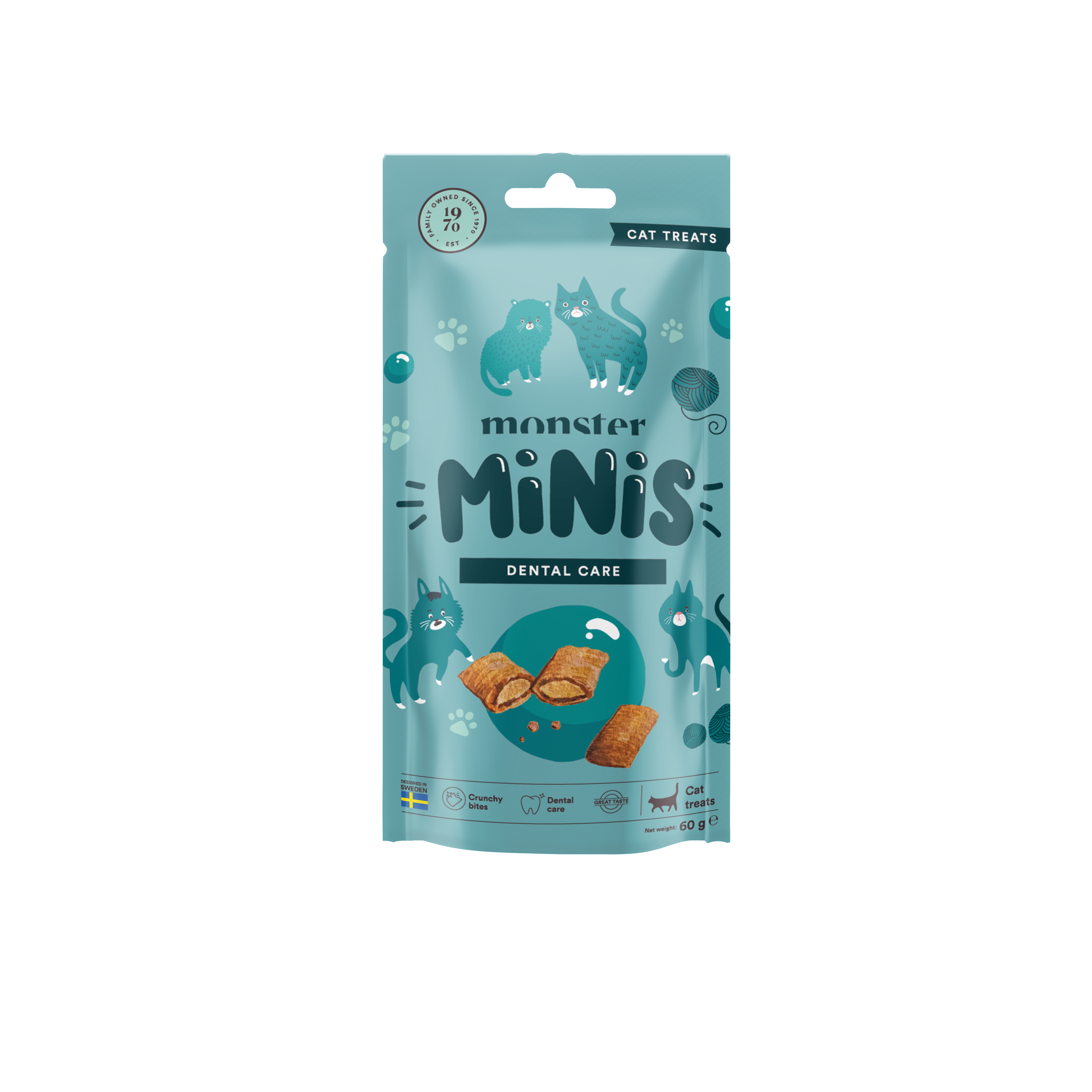 Monster Pet Food Minis godbiter Tannpleie 60 g