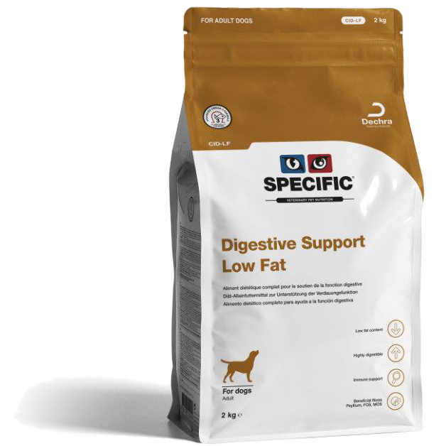 Specific - CID-LF Digetive Support Lavt fettinnhold 2 kg - Katt - Helse og pels - Kosttilskudd - Veterinærfôr - Dyrekassen.no