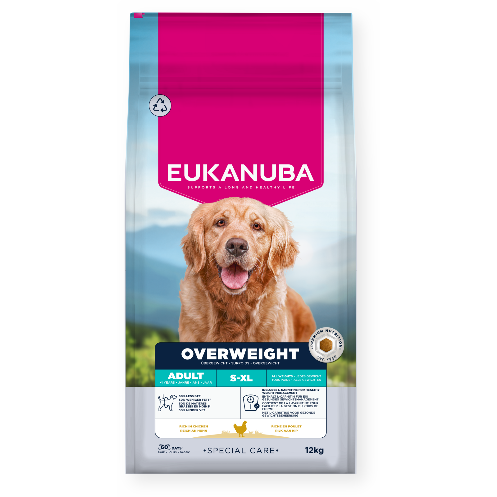 Dog Daily Care Overvekt Sterilisert 12 kg