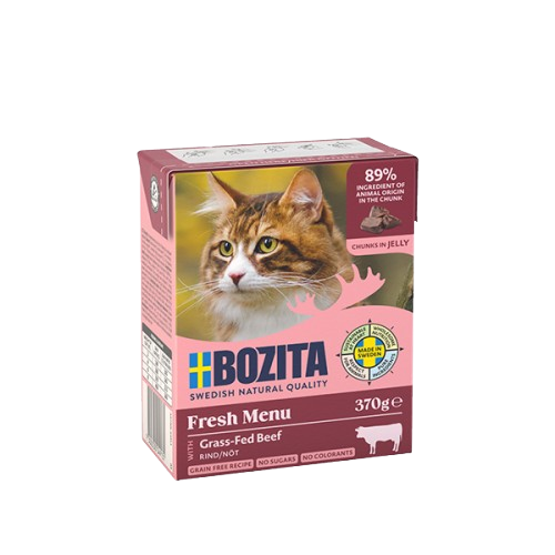 Bozita Katt - Kjøttdeig i gelé 370 g - Katt - Helse og pels - Kosttilskudd - Våtfôr - Dyrekassen.no