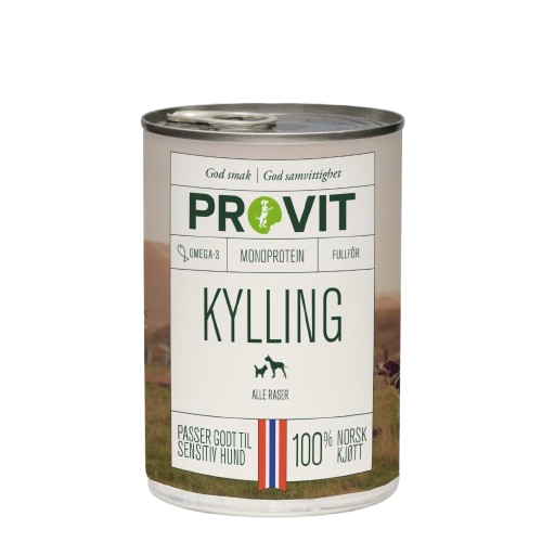PROVIT - Våtfor Kylling 400 g - Hund - Våtfôr - Dyrekassen.no