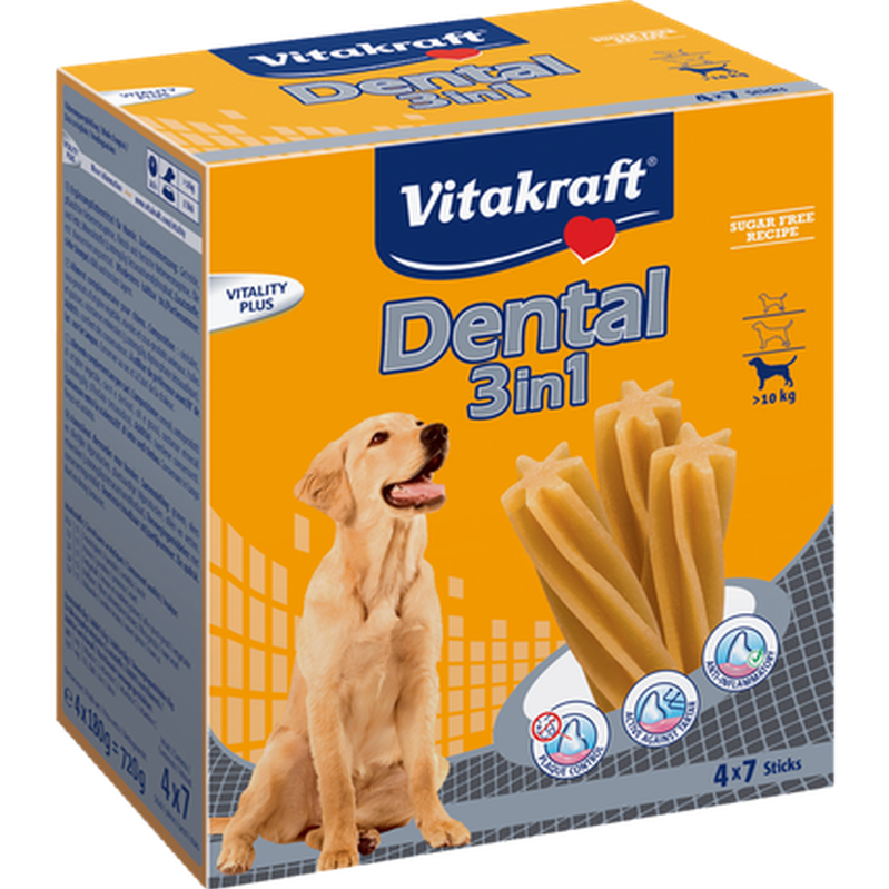 Dental Care 3 i 1 Dog 28-pakning