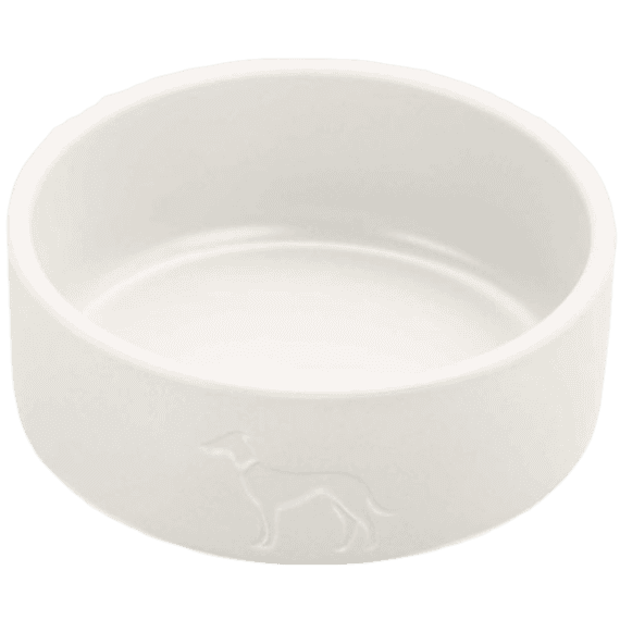 Hunde- og kattefôrskål Osby Ceramic White 1900ml/ø19,5cm