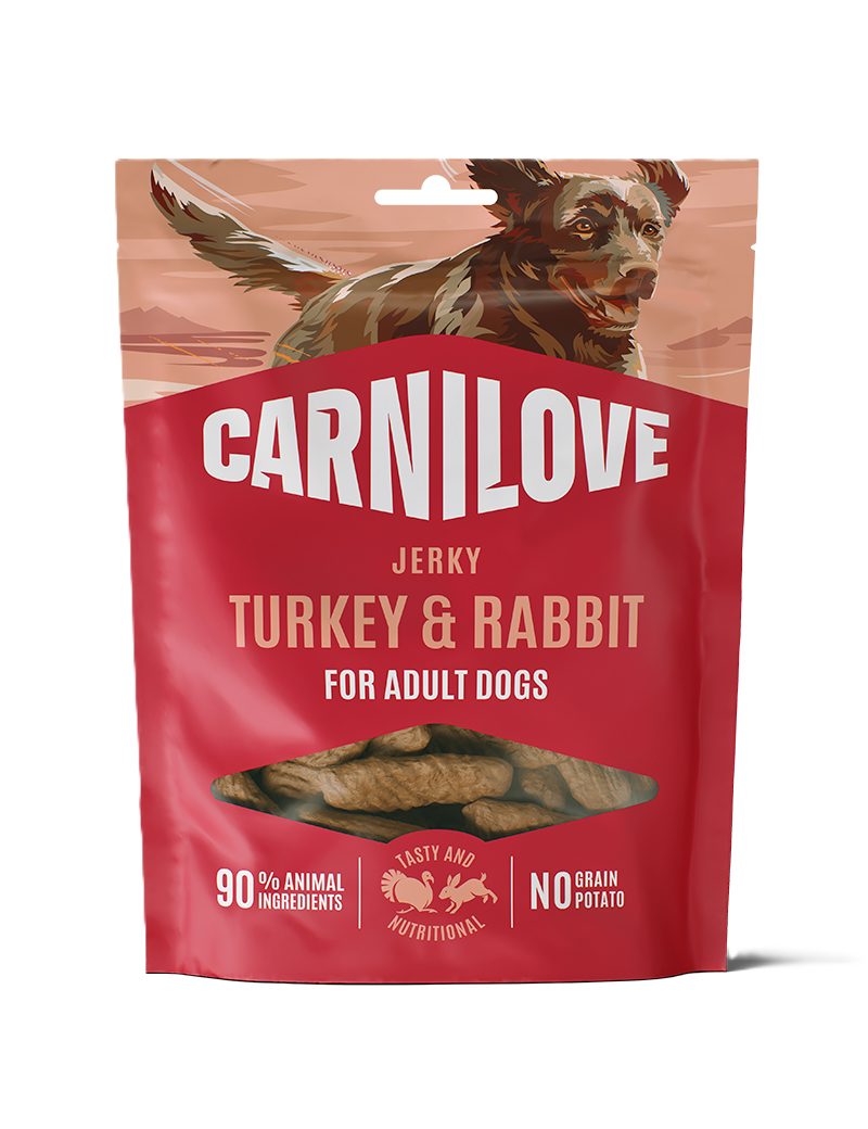 Carnilove Dog Jerky Turkey & Rabbit 100g