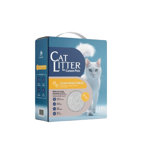 CANEM - Kattesand Clean Paws Fresh 10L - Katt - Helse og pels - Hygiene - Drikkefontener - Dyrekassen.no