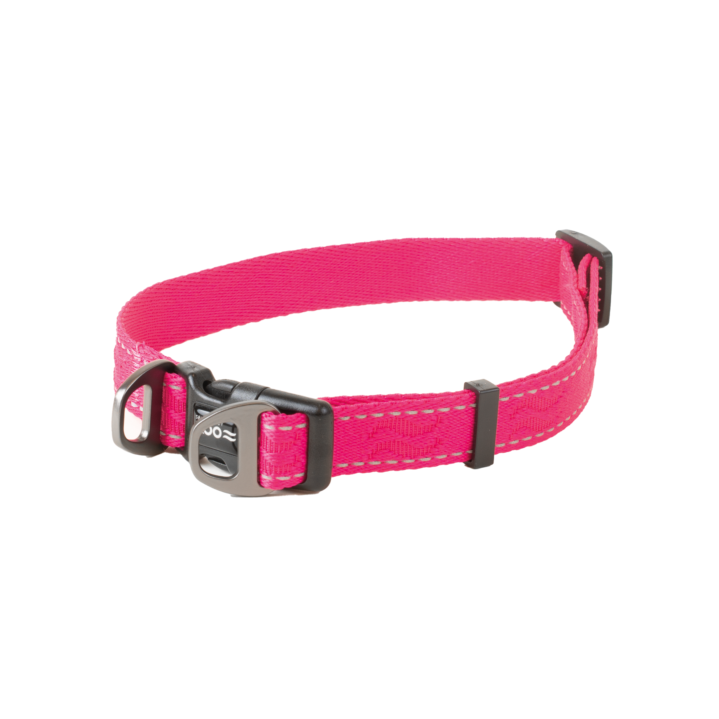 Hundehalsbånd Rufus justerbart, 20mmx36-60cm, Rosa