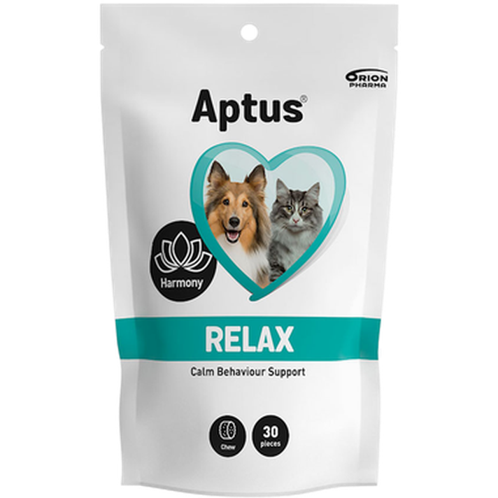 Aptus - Relax Calm atferdsstøtte 30 tyggetabletter - Hund - Hundens Apotek - Mage og tarm - Dyrekassen.no