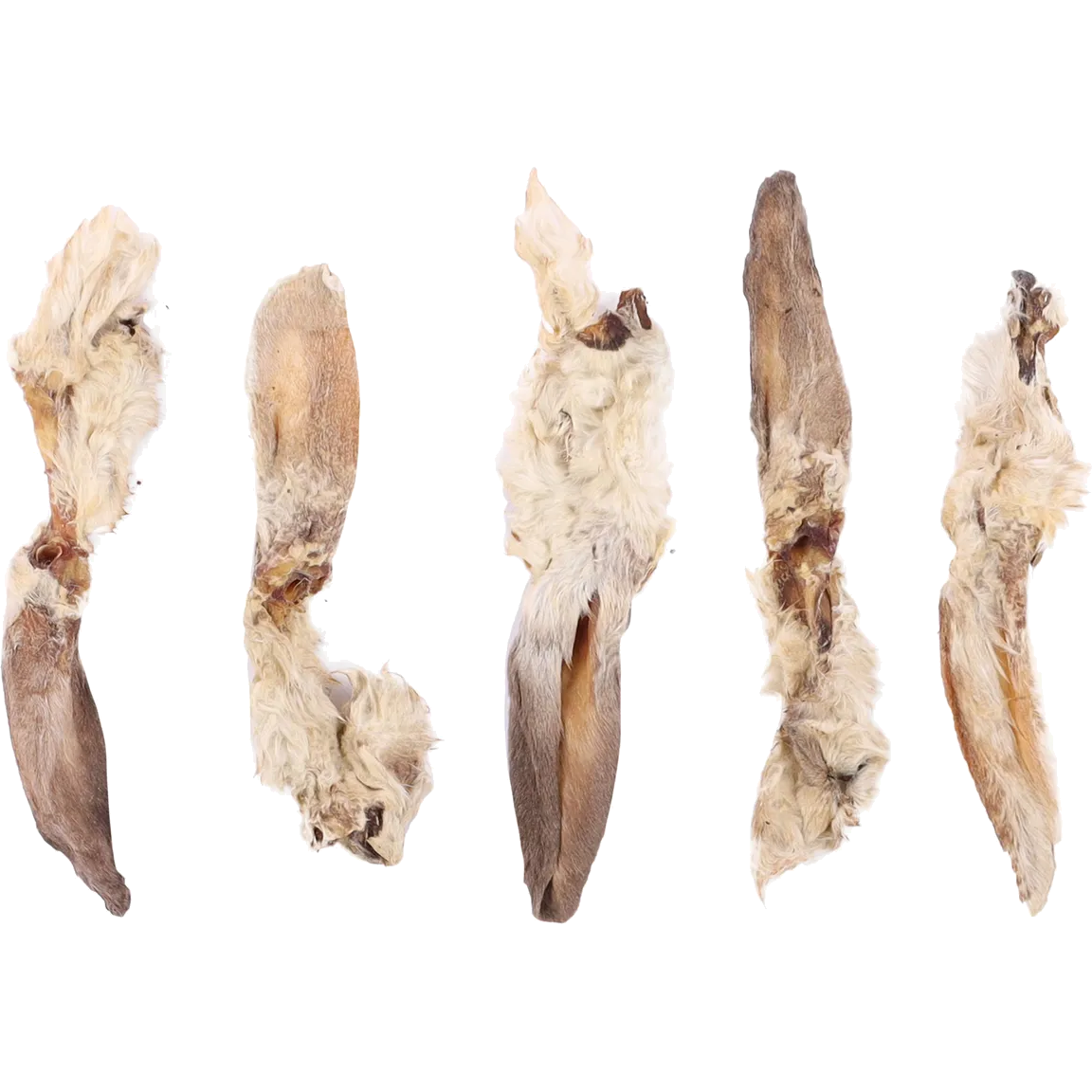 Dog Nature Snack Rabbit Ears with Fur