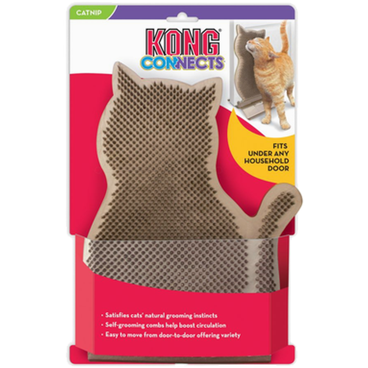 Kong - Connects Kitty Comber grå 31x21,5 cm - Katt - Helse og pels - Hygiene - Kattepleie - Kattebørster og Kammer - Dyrekassen.no