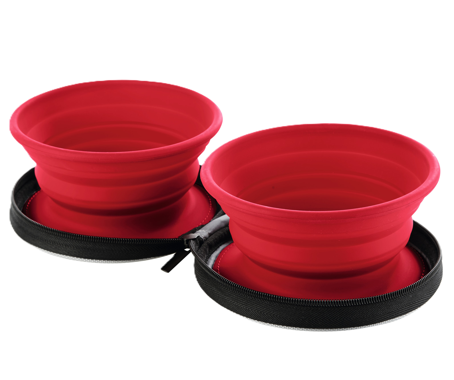 Hunter Bowl Travel With bag List Silicone Red 750 ml