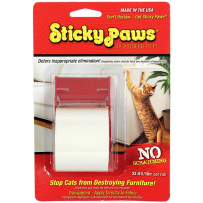 Sticky Paws - Sticky Paws Strips på rull - Antiklorestrips for katter 10m - Katt - Dyrekassen.no