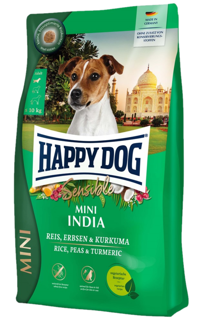Happy Dog - Sensible Mini India 800 g - Hund - Hundefôr - Dyrekassen.no