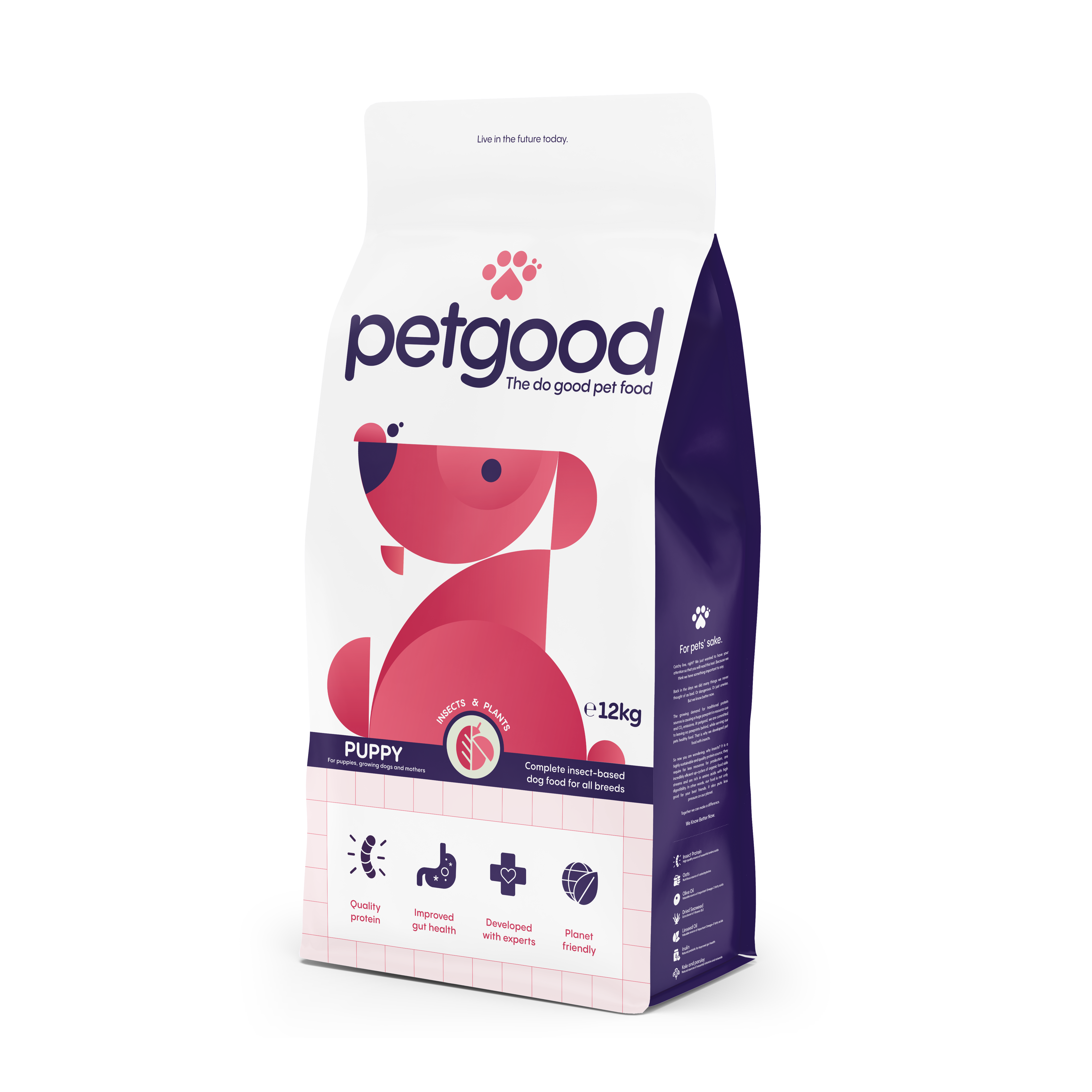 Insektsbasert fullfôr til valper 12 kg