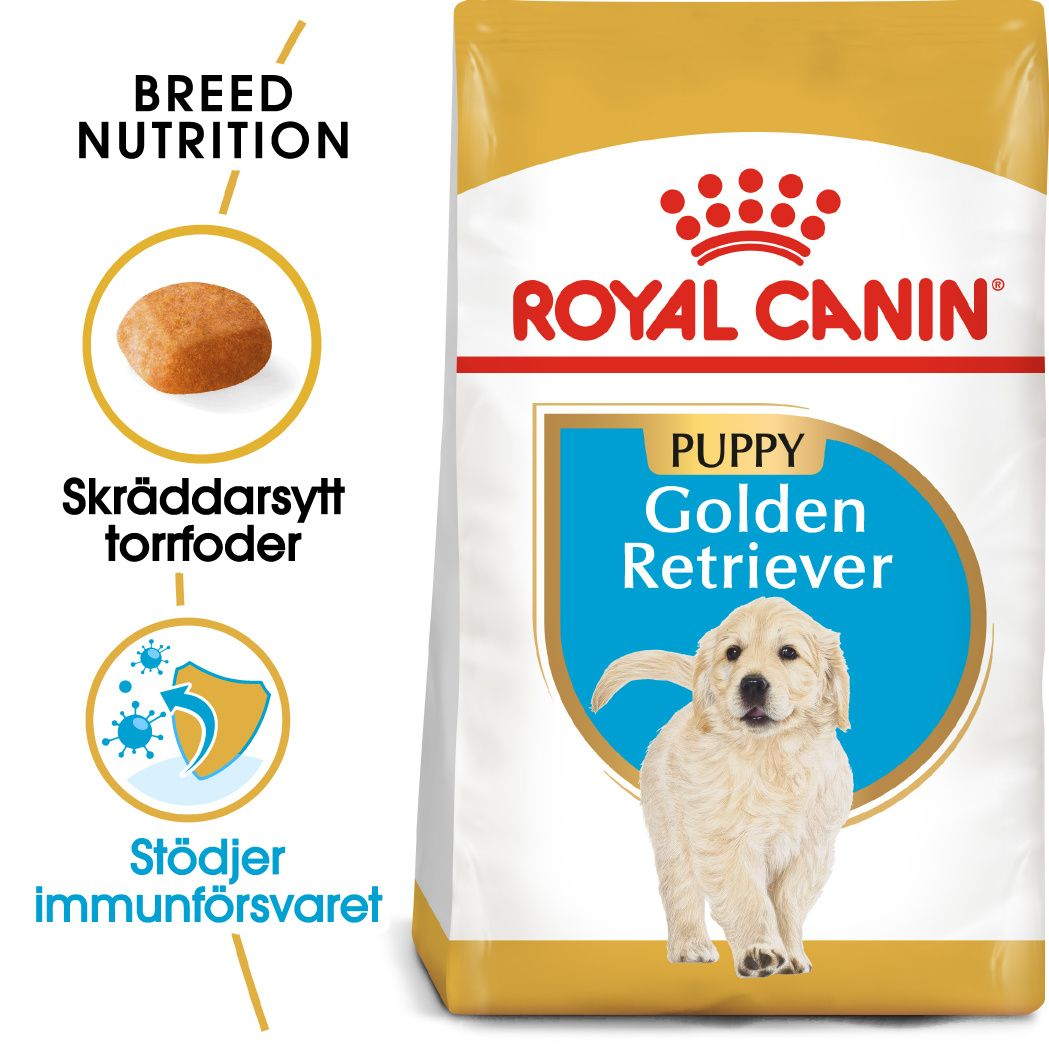 Royal Canin - Golden Retriever valp tørrfôr for valp 12 kg - Hund - Hundefôr - Dyrekassen.no