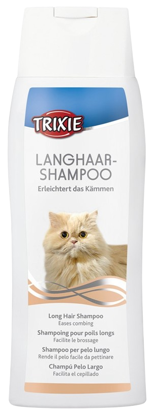 Trixie - Sjampo for katter med langt hår, 250 ml - Hygiene - Kattepleie - Katteshampo og balsam - Dyrekassen.no