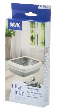 Bag it Up søppelposer gjennomsiktige Large