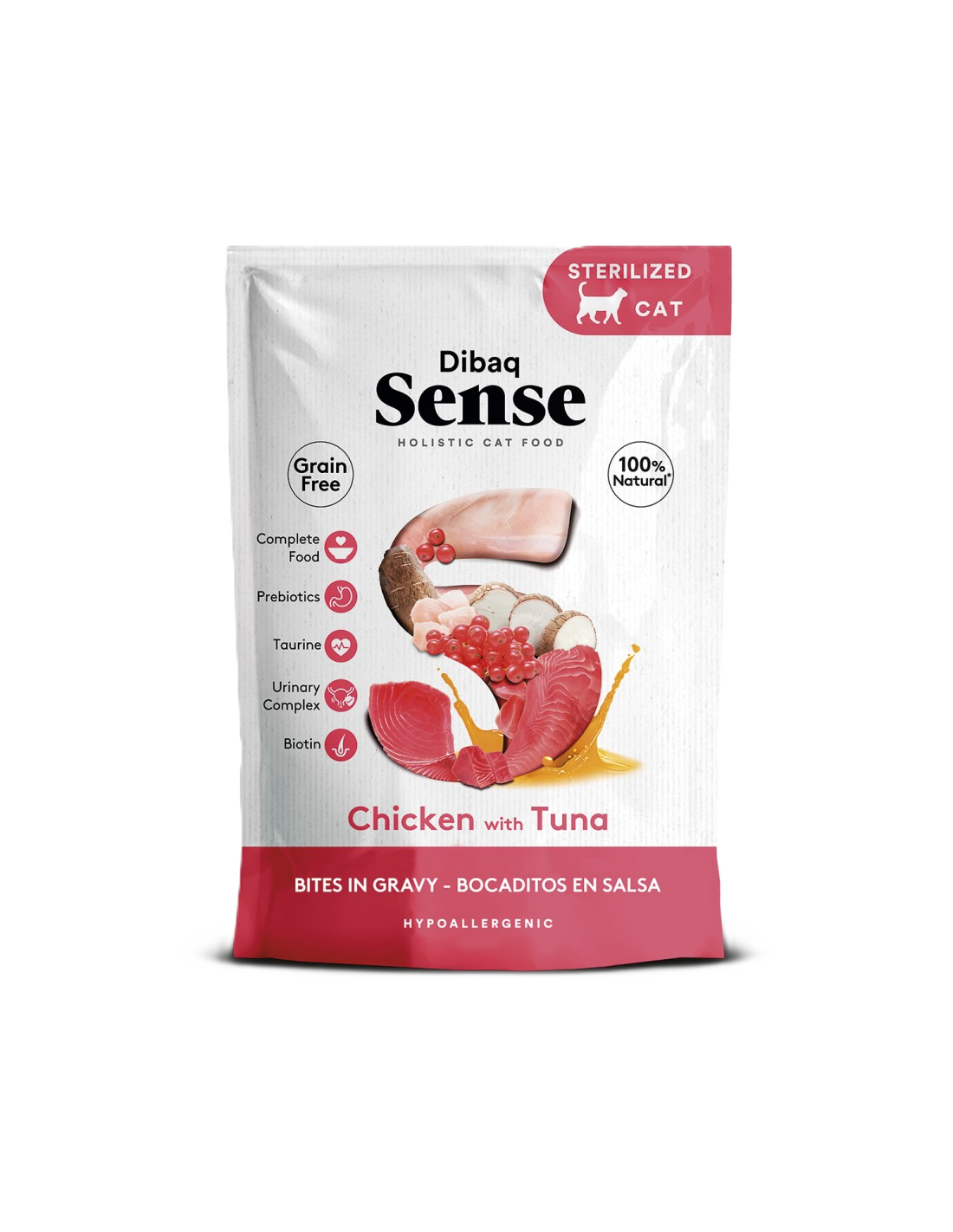 DIBAQ Cat Sense Bites Chicken With Tuna 100 g