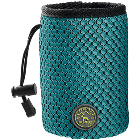 Hunter - Dog Snack Bag Hilo Basic Turquoise 14x10x8cm - Hund - Sport - Dyrekassen.no