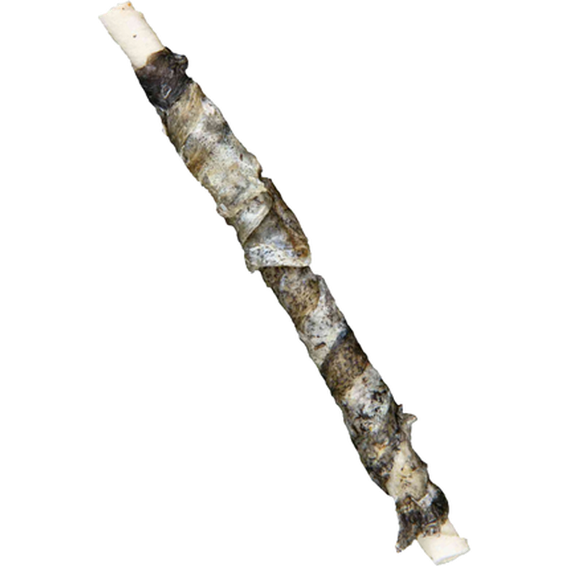 Trixie Tyggeruller med grå fisk, 10-pakning, 12 cm