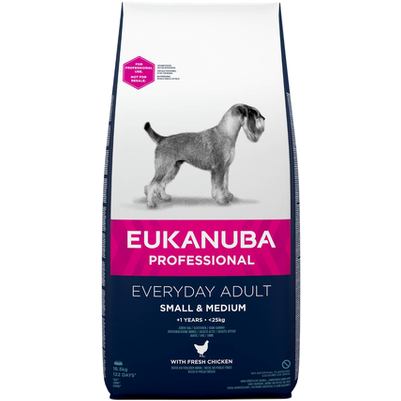 Eukanuba - Hund Hverdagshund Small/Medium 16,5 kg - Hund - Hundefôr - Dyrekassen.no