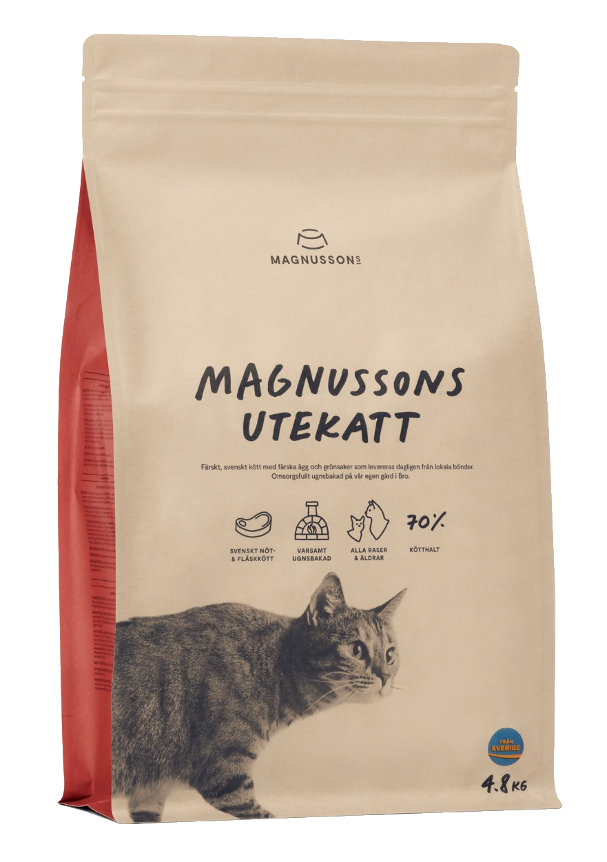 Magnussons - Utekatt - 4,8 kg - Katt - Helse og pels - Kosttilskudd - Tørrfôr - Dyrekassen.no
