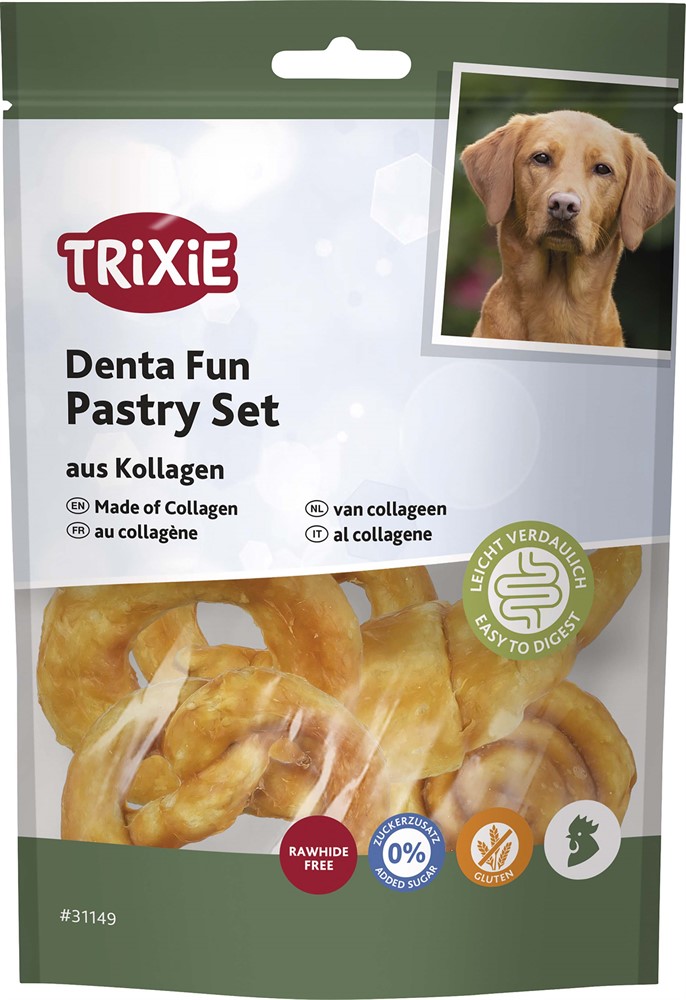 Trixie Denta Fun pastry set, collagen 100 g