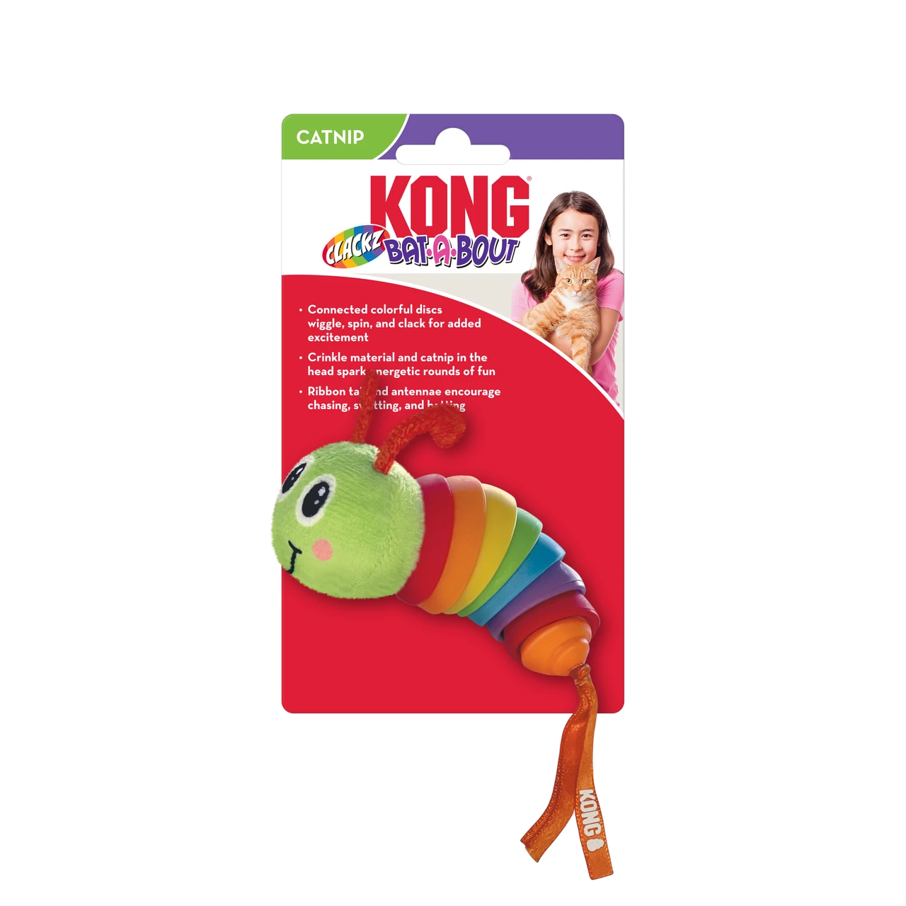 Kong Kong katteleke Bat-A-Bout Clackz 13,5 x 4,5 x 3 cm