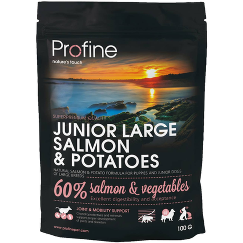 Profine - Tørrfôr Junior Large Laks & Poteter 12 kg - Hund - Hundefôr - Dyrekassen.no