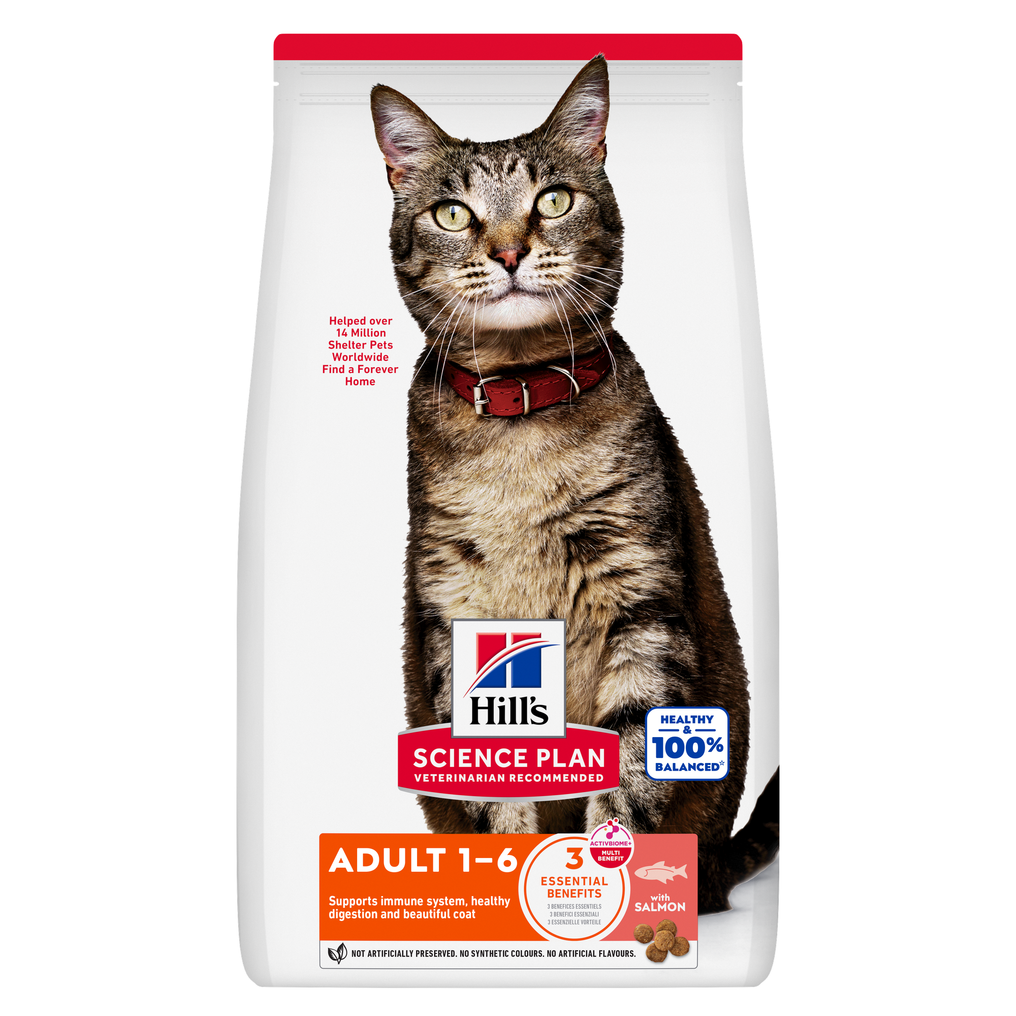 Hills Science Plan Feline Adult Optimal Care Tuna - Dry Cat Food 3 kg