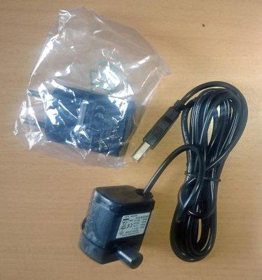 Erstatnings USB-pumpe 1,5W + USB-adapter Svart 1 stk