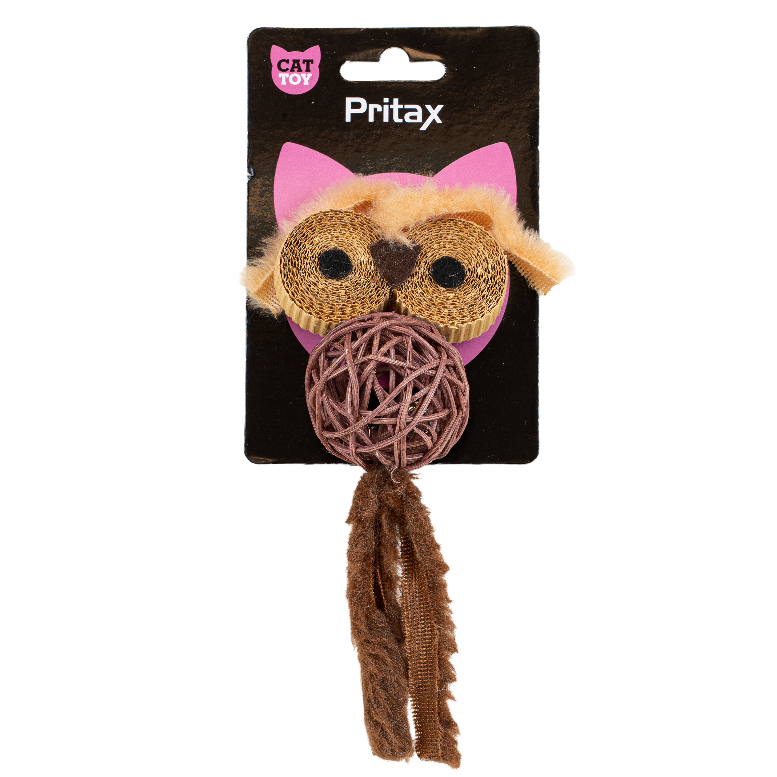 Katteleke Natural Luca, 16x7x5cm, Brun