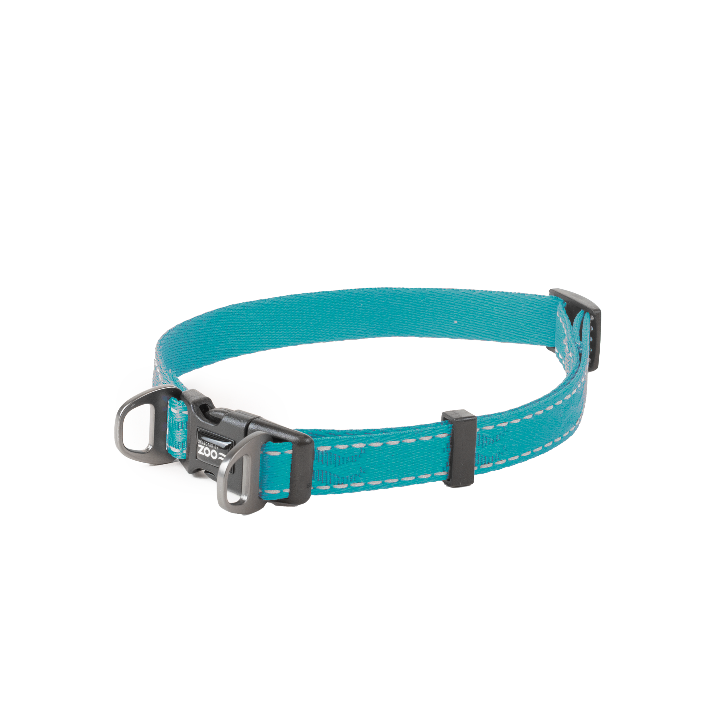 Selected by ZOO - Hundehalsbånd Rufus justerbart, 15mmx35-50cm, Turkis - Hund - Hundebur - Hundehalsbånd - Dyrekassen.no