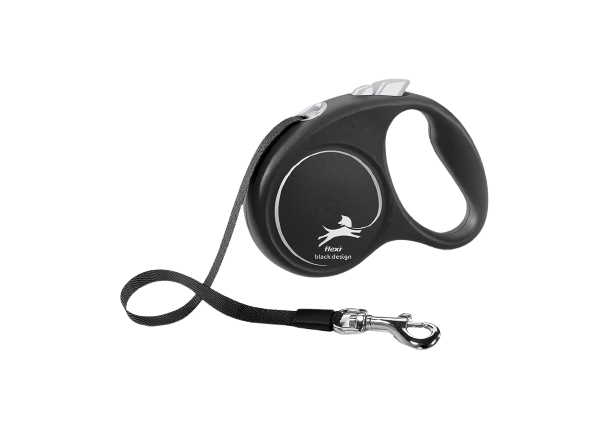 Flexi Rullebånd Svart Design Tape Silver