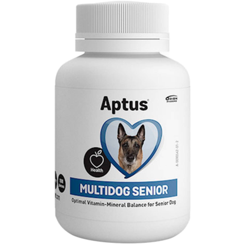 Aptus - Multidog Senior 100 tabletter - Hund - Hundens Apotek - Mage og tarm - Dyrekassen.no