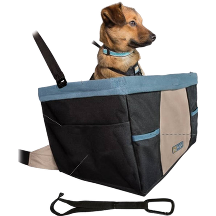 Kurgo - Rover beltesete svart/blå 41x30x20cm - Hund - Hundebur - Reisetilbehør - Dyrekassen.no