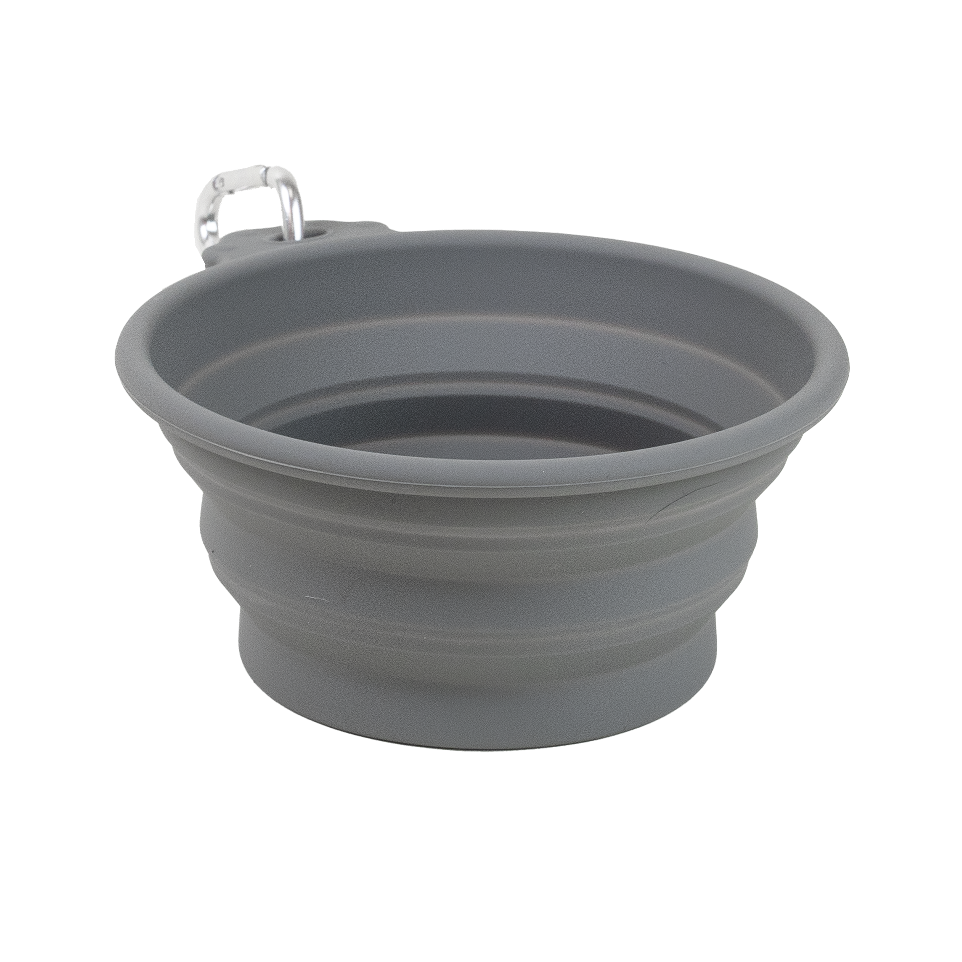 Sammenleggbar reiseskål Soft Grey L 700 ml, 17x15 cm, sammenleggbar