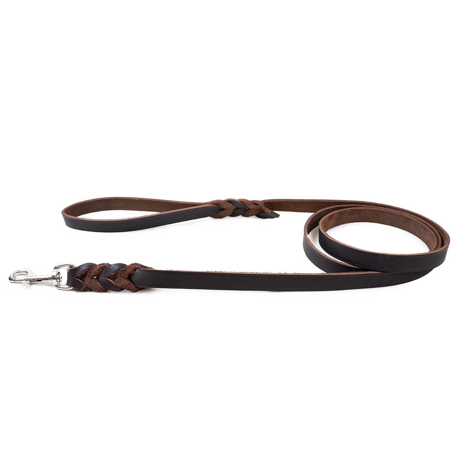 Lærsnor Hera brun 18 mm x 180 cm