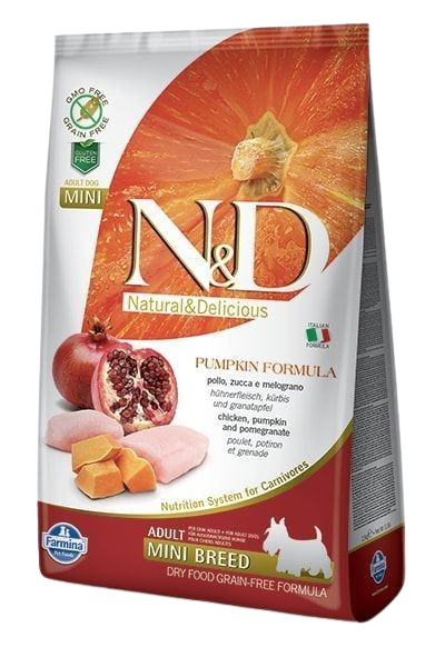 Dog N&D Pumpkin Chicken & Pomegranate Adult Mini