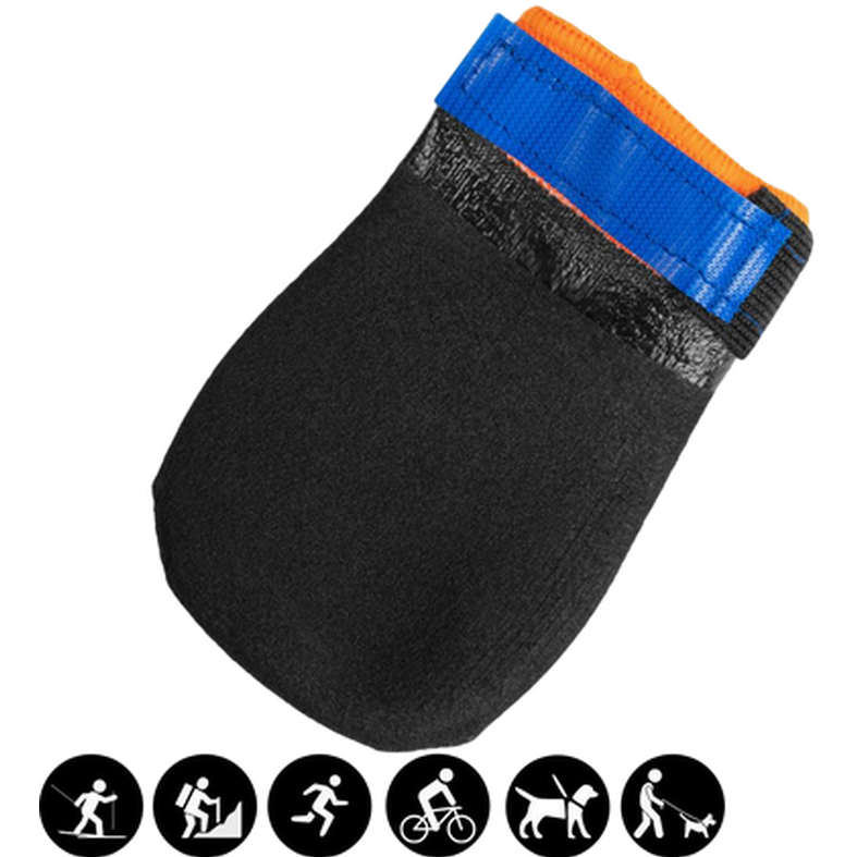 Non-Stop Dogwear - Protector Bootie Black Small - Hund - Hundebur - Aluminiumsbur - Hundesko - Dyrekassen.no