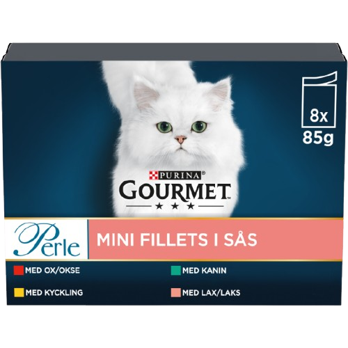 Perle Minifileter i saus 85 g x 8 stk.