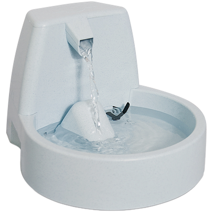 Drinkwell - Original fontene for kjæledyr Grå 1,5 L - Katt - Helse og pels - Hygiene - Kattens Matplass - Drikkefontener - Dyrekassen.no