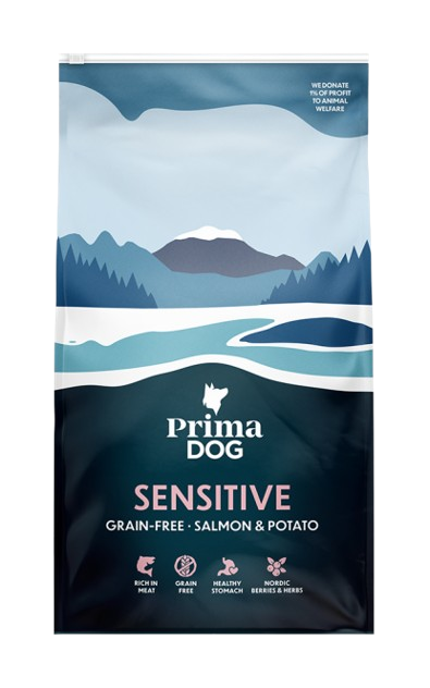Prima Dog - Adult All Breed Laks og potet uten korn 10 kg - Hund - Hundefôr - Dyrekassen.no
