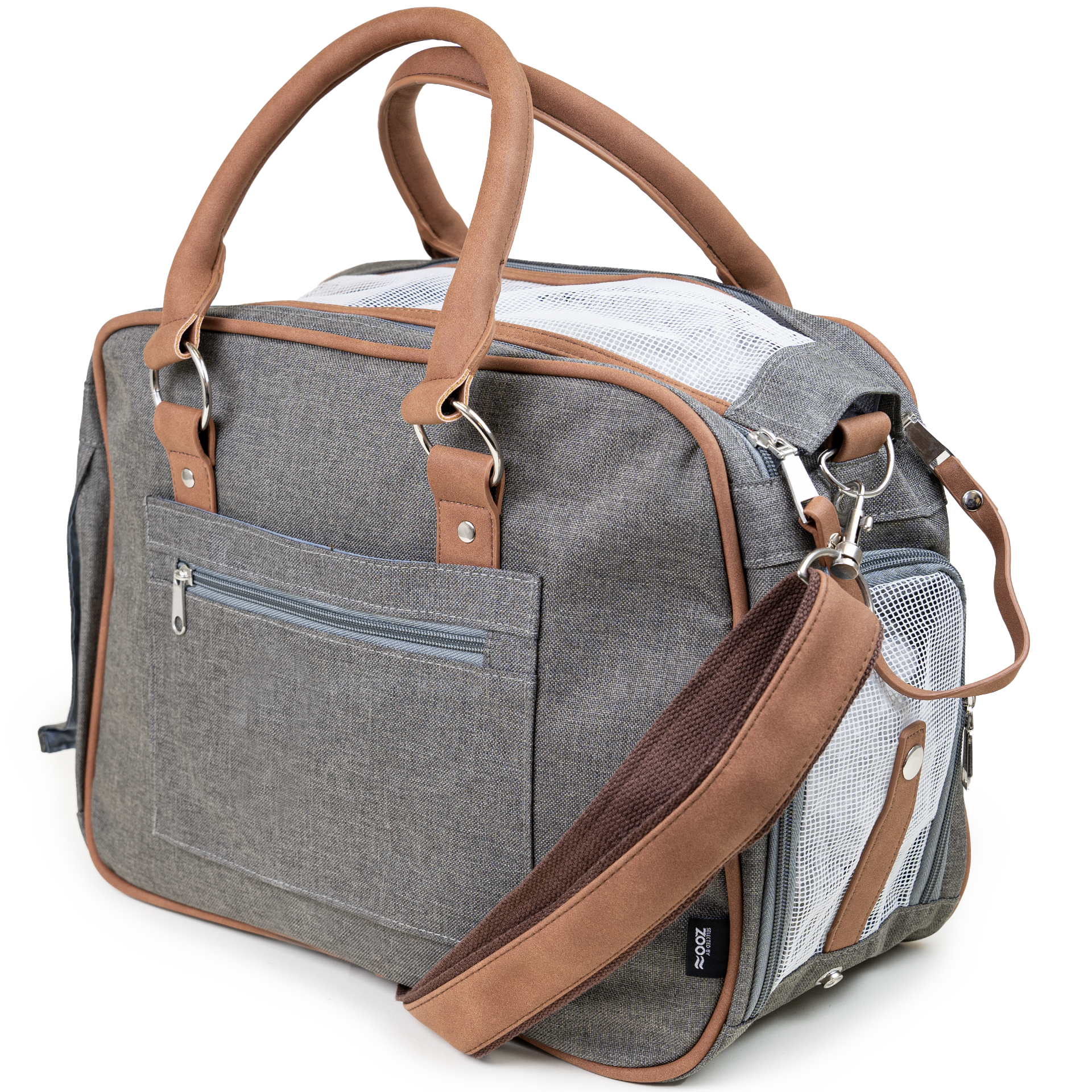 Bæreveske Ella, 40x20x28cm, Grå