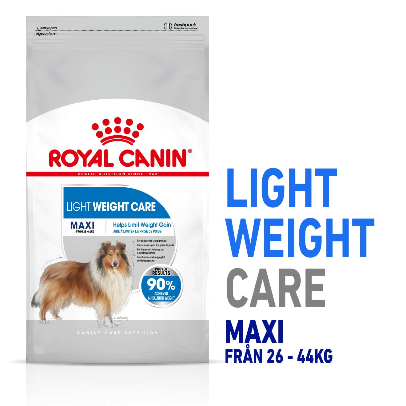 Royal Canin - Light weight Care Adult Maxi tørrfôr for hunder 12 kg - Hund - Hundefôr - Dyrekassen.no